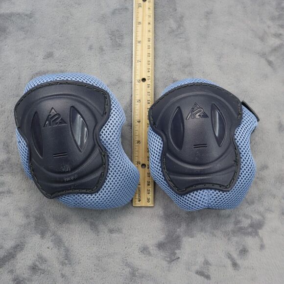 K2 Athena Pads Outdoor Safety Gear Adult Large Blue Wrist Elbow Knee Protection - Picture 4 of 16